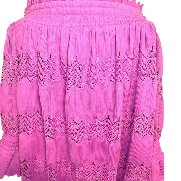 Lane Bryant Off the Shoulder Scalloped Hem Blouse Women's Size 22/24 - Picture 5 of 11